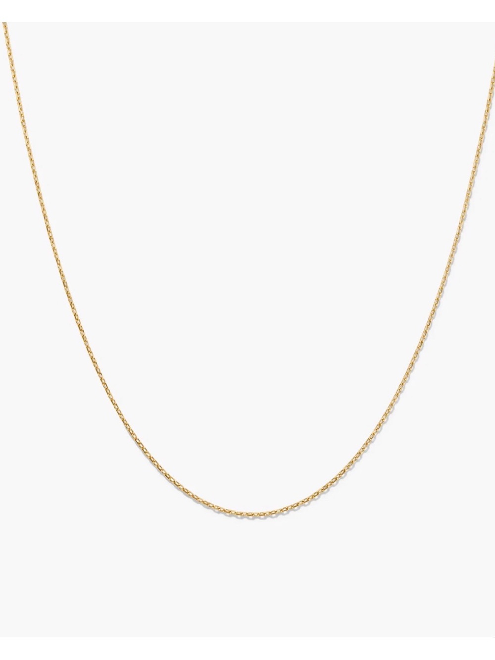 Mejuri Gold Twisted Rope Chain Necklace